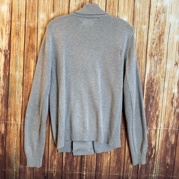 That’s it Men’s Double-breasted Gray Knit Cardigan Sweater Size Medium - Picture 2 of 8